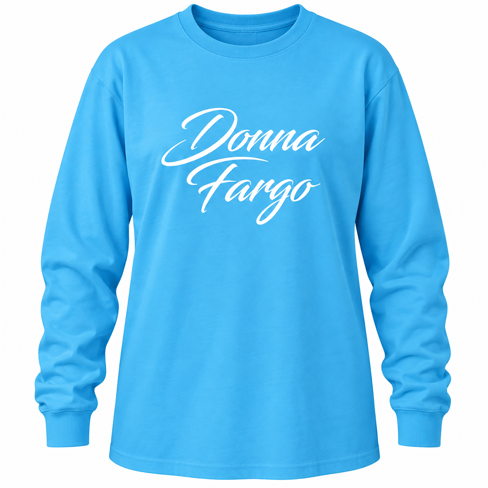 Donna Fargo Aqua Long-Sleeve T-Shirt