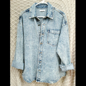 Veveret Denim Rhinestone Shirt – Owned by Donna Fargo