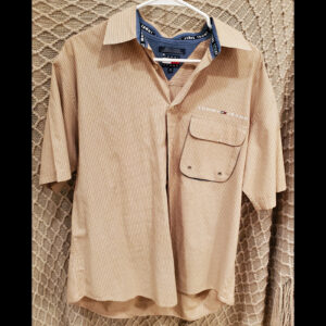Tommy Jeans Tan Checkered Shirt – Owned by Donna Fargo (SOLD)