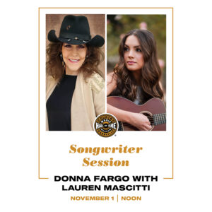 Limited Edition Poster: Donna Fargo & Lauren Mascitti Songwriter Session 8 1/2"x11" PRINT💥NEW💥